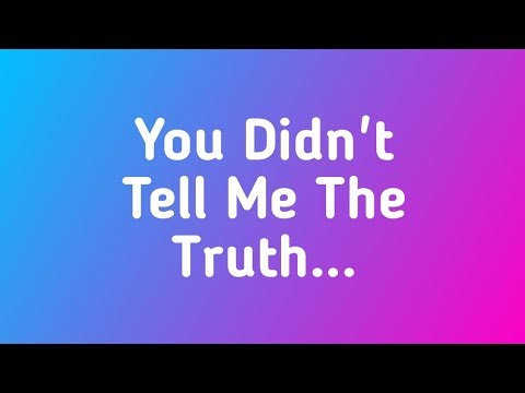 DM TO DF 😌❤💌 || You Didn't Tell Me The Truth...😔😐 || dm to df love today || dm to df today message