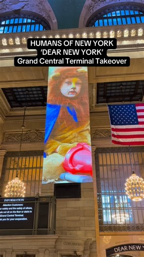 Dear, New York. @humansofny This is Grand Central Terminal like you’ve never seen it. From October 6–19, 150 screens and 50-foot projections will showcase thousands of Humans of New York portraits and stories. Live Juilliard performances and a community art exhibit featuring 300 NYC student submissions make this the largest public art installation in decades. Free and open to all. 📍 Grand Central Terminal | Oct 6–19 #DearNewYork #HumansOfNewYork #GrandCentral #NYCArt #OnlyInNYC #Nyc #nyornowher