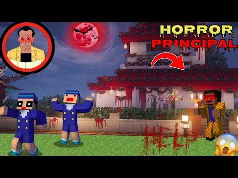 SHINCHAN School HORROR PRINCIPAL in Minecraft 😱 | Scary Shinchan School Story
