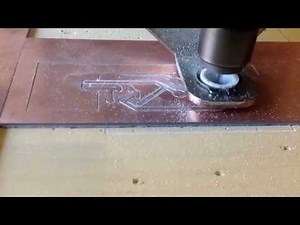 PCB CNC milling with floating head
