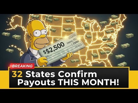 Just Announced: $2,500 Stimulus Checks for Millions – 32 States Confirm Payouts This Month!