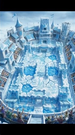 Clash Royale Arenas Animated (Lava, Desert, Ice) 🌋🏜️❄️ #gaming #animation #supercell #clashroyale