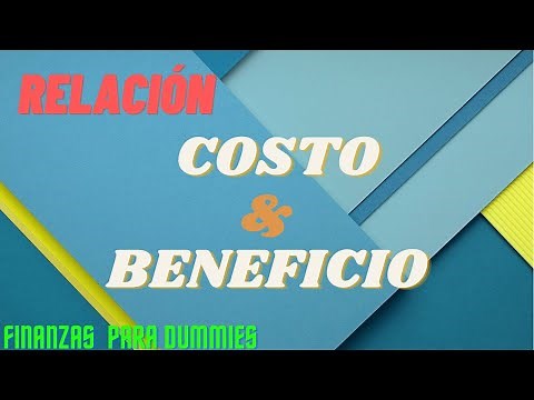 RELACION COSTO BENEFICIO | qué es, explicación, ejercicio