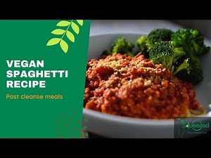 Vegan Spaghetti Recipe