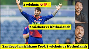 Sandeep lamichhane Took 3 wickets vs Netherlands, Sandeep lamichhane Brilliant Bowling Performance Vs Netherlands #NepalvsNetherland #SandeepLamichhane #Sandeeplamichane3wickers #AarifSheikh #nepalcricketteam #nepalcricket #sandeeplamichhane #dipendrasinghairee #nepal #bcci #kushalbhurtel #kushalmalla #nepal.. #nationalcricketacademy | Cricket Videos