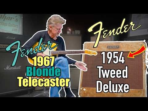 1967 Fender Telecaster Thru a 1954 Fender Tweed Deluxe 5D3 Wide Panel
