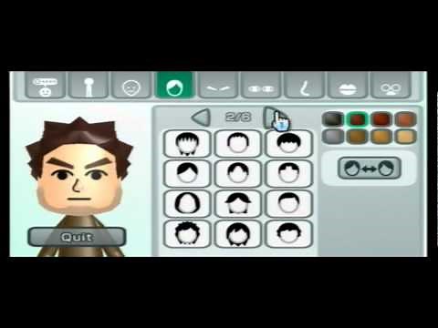 Wii Mii Character Creation