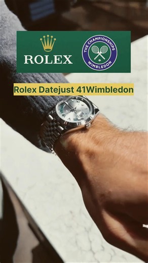 ROLEX WIMBLEDON Oyster, 41 mm, Oystersteel and white goldReference 126334