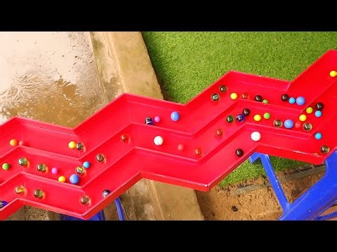 Marble Run ☆ Exciting Plastic Slope Challenges for Endless Fun