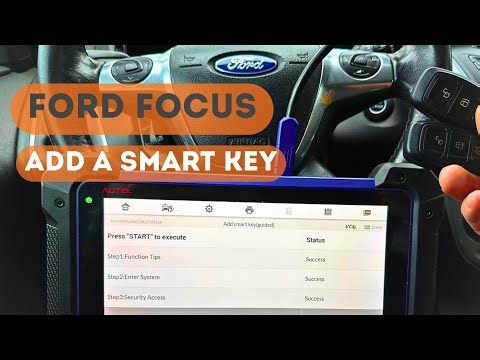 Ford Focus key programming by Autel IM608. Ford Focus how to program a new key by Autel.Key learning