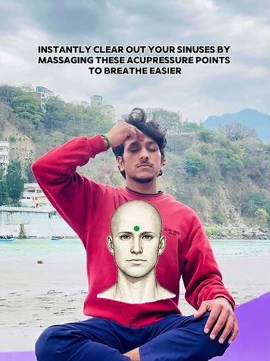 Instantly unblock your sinuses with this acupressure routine