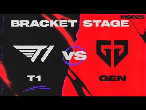 [中文] T1 vs GEN — MSI 2025 — Bracket Stage (分組淘汰賽 Day 8)