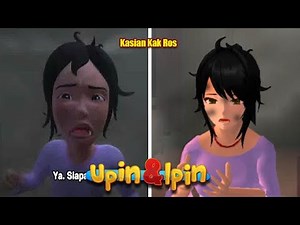 Tiru Aksi Upin Ipin Takut Kak Ros - SAKURA SCHOOL SIMULATOR