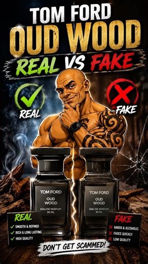 Tom Ford Oud Wood 🪵 Real vs Fake