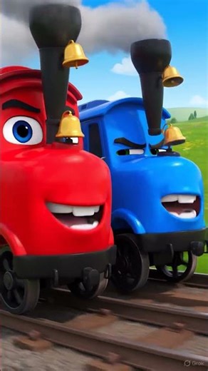 Two train race