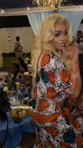 Nandy showing off her dancing skills