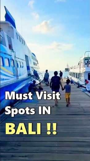 Must Visit Spots in Bali #bali #travel