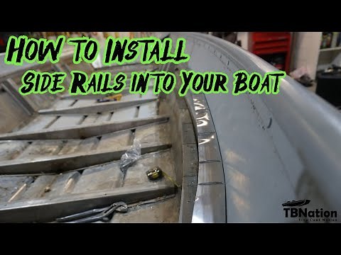 How to Install Side Rails into your Jon boat--1542 Jon Boat
