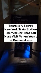 26K views · 250 reactions | NYC Train Station Themed Speakeasy In Palermo Buenos Aires. Unique Bar Experience Where You Go Down The Stairs To A Pretty Good Replica Of A New York Train Station. You Have The Subway Tiles, Graffiti And Even The Conductor Making Announcements. Step Through The Train Doors To Find One Of The Best Places To Go Out When You're In Buenos Aires  Uptown - Arévalo 2030, C1414CQP Cdad. Autónoma de Buenos Aires, Argentina | JonathanChoi1 | Facebook