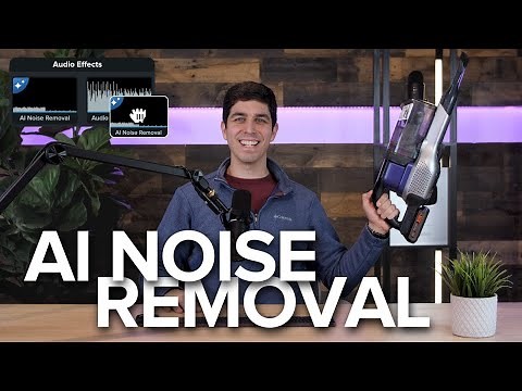 Audio Noise Removal with Built-In AI