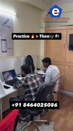 Future IT Professionals in Action | Elearn Infotech Hyderabad | Lab Practice #education