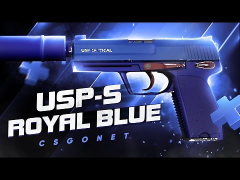 Обзор USP-S | Royal Blue (Королевский синий) | CS:GO