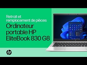 Retirer et replacer des pièces | Ordinateur portable HP EliteBook 830 G8 | HP Support