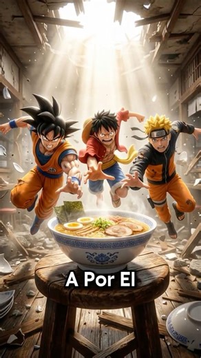 Who is the King of Ramen? Goku vs Luffy vs Naruto 🍜🔥