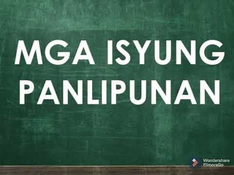 Mga Isyung Panlipunan sa El Filibusterismo