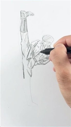 How to draw Chinese Military Dance! #chinesemilitarydance