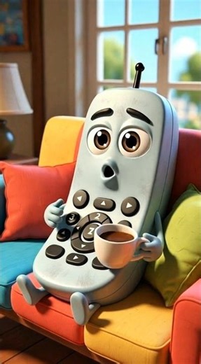 If TV Remote Could Talk… This Would Happen 😂 #FunnyVideo#RemoteControl