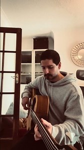 FRETLESS ACOUSTIC BASS RIFF | Warwick Alien Bass #fretlessbass #shorts