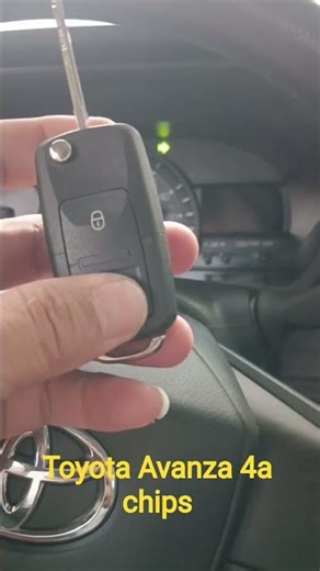 Toyota Avanza 2025 model add new folded remote and 4a chips 👍👍 Long Locksmiths
