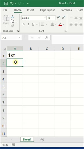 Excel Superscript Trick #excel #shortsviral #shortsfeed #exceltips #viralvideos #computer