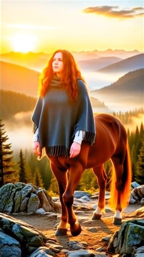 The Hidden Power of the Centaur Woman”.Mystic Centaur: Half Human, Half Legend” 🌙🐎#shorts #viral