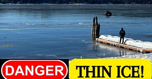 Officials urge caution after UTV falls through ice on Payette Lake