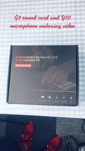 Unboxing video #FYP #soundeffects #microphone set#soundcard kit#voiceeffects #mixers #tiktok