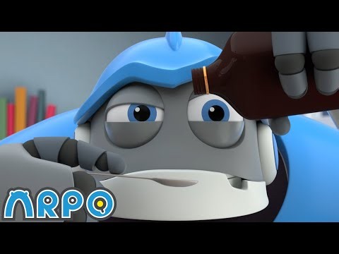Robodoc Treats Sick Baby🤒 | ARPO | Rob the Robot & Friends - Funny Kids TV