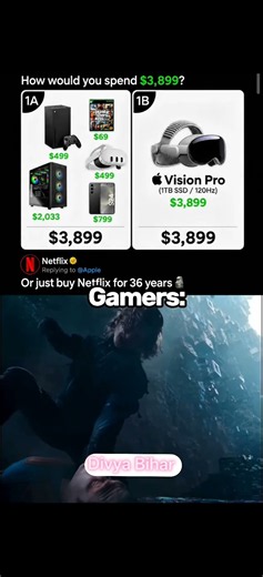 Apple Vision Pro Or a Gaming Setup?🙂🎮