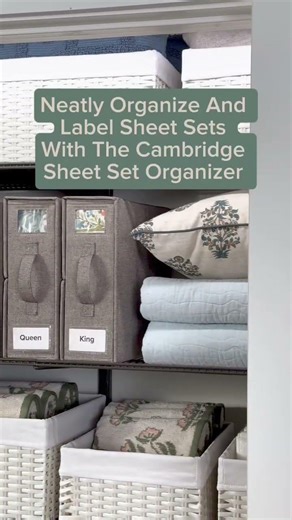 THIS is how you organize a linen closet