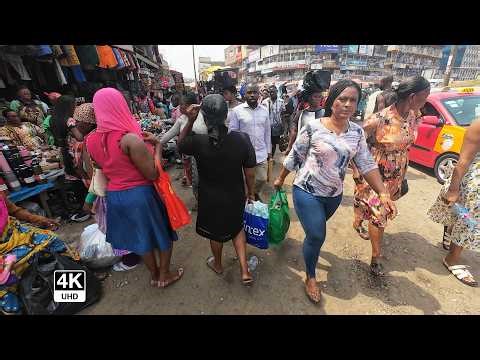Kumasi’s Busiest Kejetia Market Tour from Suame Interchange 4K