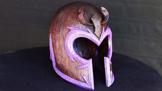 192 reactions · 11 shares | Magneto helmet X-Men 97, wood carving | Oleksandr Hrytsai. Wood Carving | Facebook