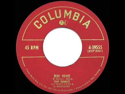 1st RECORDING OF: Blue Velvet - Tony Bennett (1951)