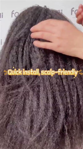 The Formi Kinky Straight look just hits different ✨ #formihair #curlyqueen #hairstyle #hair #wigs