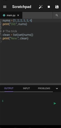 Clean Python Lists on Mobile! ⚡️