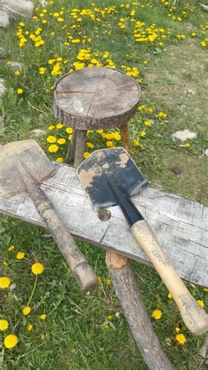Cold Steel vs Real Deal #coldsteelshovel #spetznatzshovel #bushcraft