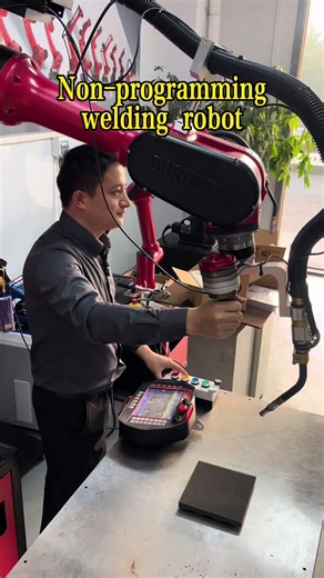 Advanced Welding Robots in Industrial Factories