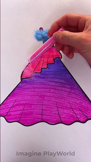 👗 Amazing & Sparkling Coloring HACKS 🎀 #draw #forkids #art