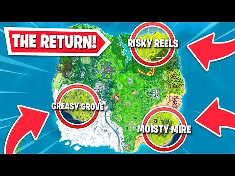 OG locations RETURNING to the Fortnite map!