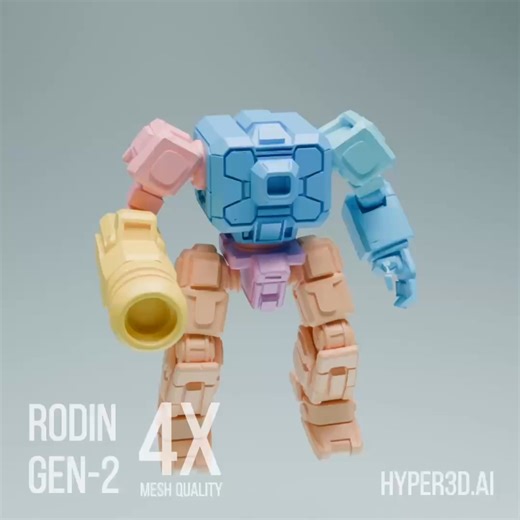 1.9K views | Free 14 day trial! DeemosTech has unveiled Rodin Gen-2, its most advanced 3D generative AI model to date. Visit hyper3d now to register for your free 14-day Creator Plan --> Use the code bnaRodinGen2 during sign-up for instant access. https://hyper3d.ai/?utm_source=beforesandafters&utm_medium=news&utm_campaign=Rodin_Gen2_launch #vfxinsight | Befores & Afters | Facebook